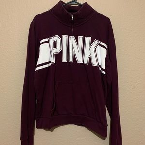 Pink Quarter Zip